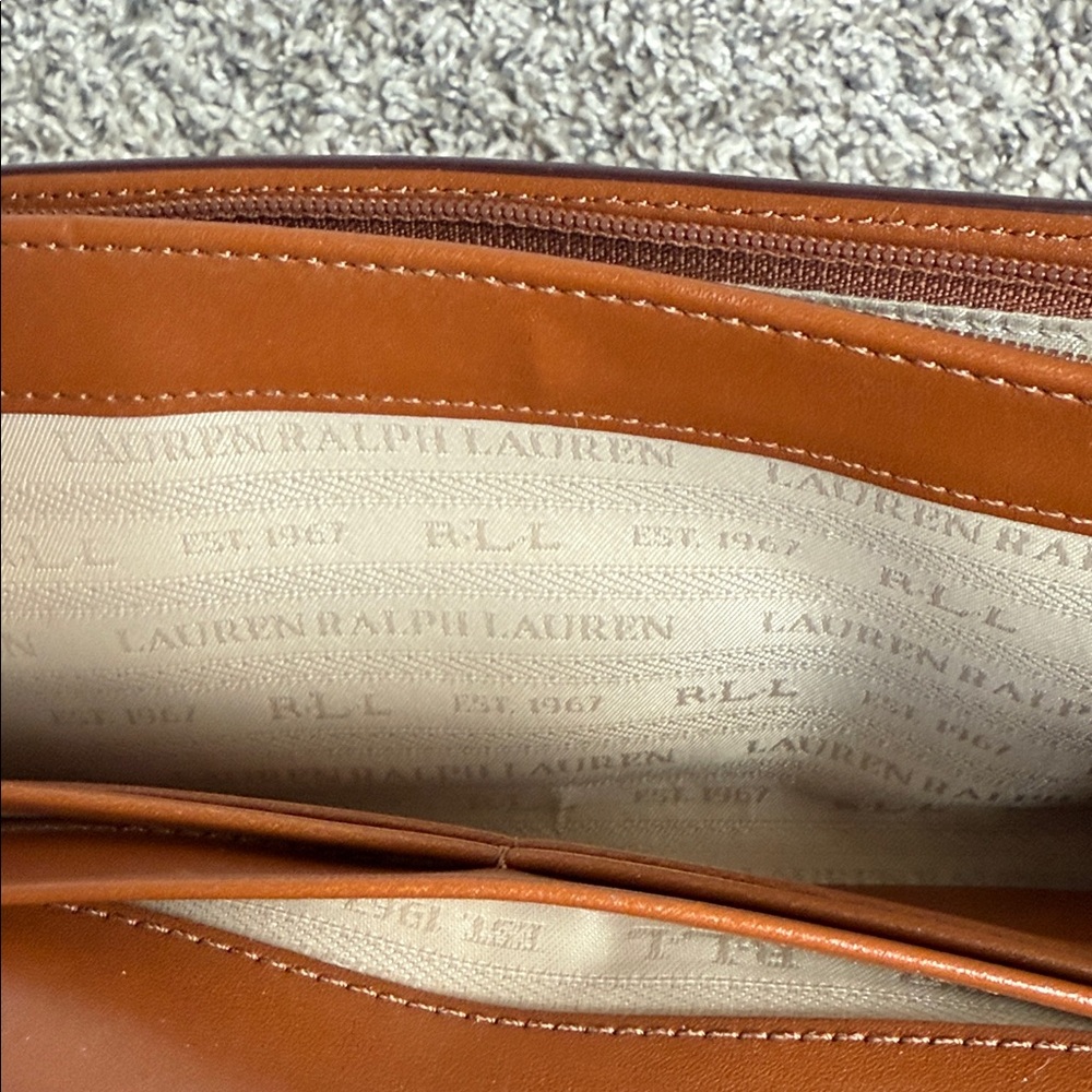 Ralph Lauren Brown Leather Crossbody Bag - Picture 6 of 6